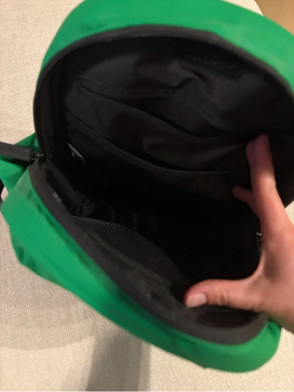 Calpak Luka Mini Backpack Apple Green Purse Travel Bag Puffy Carry on
